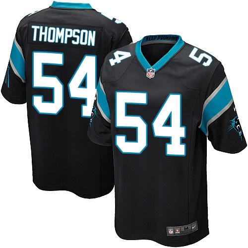 Nike Panthers #54 Shaq Thompson Black Team Color Youth Stitched NFL Elite Jersey