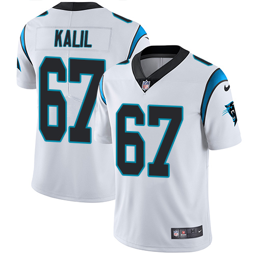 Nike Panthers #67 Ryan Kalil White Youth Stitched NFL Vapor Untouchable Limited Jersey