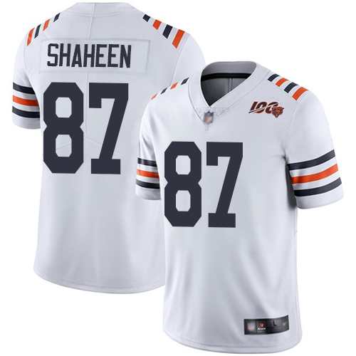 Bears #87 Adam Shaheen White Alternate Youth Stitched Football Vapor Untouchable Limited 100th Season Jersey