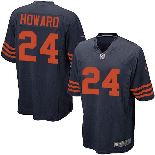 Nike Bears #24 Jordan Howard Navy Blue Alternate Youth Stitched NFL Elite Jersey