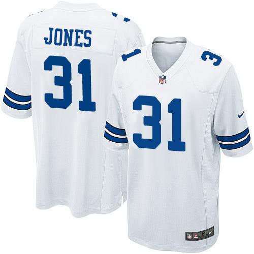 Nike Cowboys #31 Byron Jones White Youth Stitched NFL Elite Jersey