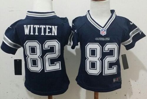 Toddler Nike Cowboys #82 Jason Witten Navy Blue Team Color Stitched NFL Elite Jersey