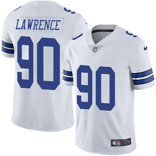 Nike Cowboys #90 Demarcus Lawrence White Youth Stitched NFL Vapor Untouchable Limited Jersey