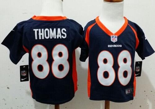 Toddler Nike Broncos #88 Demaryius Thomas Navy Blue Alternate Stitched NFL Elite Jersey