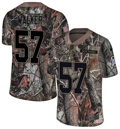 Nike Broncos #57 Demarcus Walker Camo Youth Stitched NFL Limited Rush Realtree Jersey