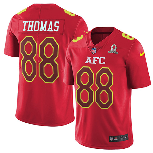 Nike Broncos #88 Demaryius Thomas Red Youth Stitched NFL Limited AFC 2017 Pro Bowl Jersey