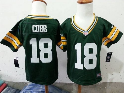 Toddler Nike Packers #18 Randall Cobb Green Team Color Stitched NFL Elite Jersey