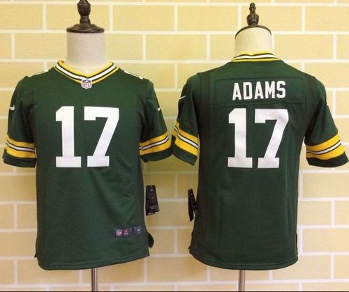 Nike Packers #17 Davante Adams Green Team Color Youth Stitched NFL Elite Jersey