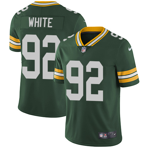 Nike Packers #92 Reggie White Green Team Color Youth Stitched NFL Vapor Untouchable Limited Jersey - Click Image to Close