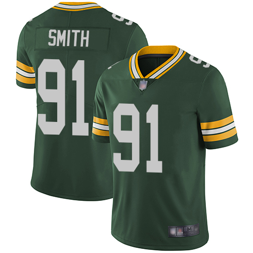 Packers #91 Preston Smith Green Team Color Youth Stitched Football Vapor Untouchable Limited Jersey - Click Image to Close