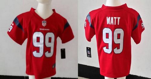 Toddler Nike Texans #99 J.J. Watt Red Alternate Stitched NFL Elite Jersey