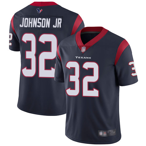 Texans #32 Lonnie Johnson Jr. Navy Blue Team Color Youth Stitched Football Vapor Untouchable Limited Jersey - Click Image to Close