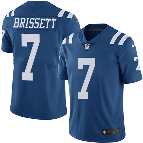 Nike Colts #7 Jacoby Brissett Royal Blue Youth Stitched NFL Limited Rush Jersey - Click Image to Close