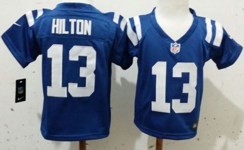 Toddler Nike Colts #13 T.Y. Hilton Royal Blue Team Color Stitched NFL Elite Jersey