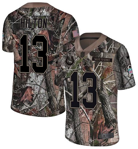 Nike Colts #13 T.Y. Hilton Camo Youth Stitched NFL Limited Rush Realtree Jersey - Click Image to Close