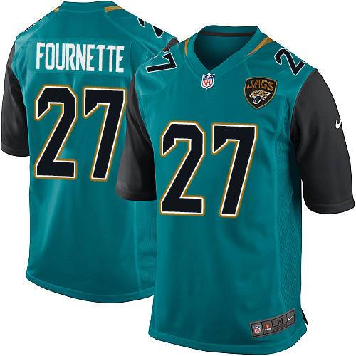 Nike Jaguars #27 Leonard Fournette Teal Green Alternate Youth Stitched NFL Elite Jersey