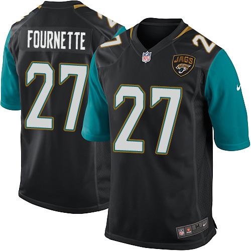 Nike Jaguars #27 Leonard Fournette Black Team Color Youth Stitched NFL Elite Jersey