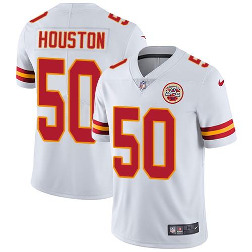 Nike Chiefs #50 Justin Houston White Youth Stitched NFL Vapor Untouchable Limited Jersey