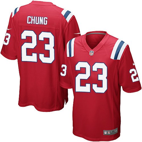 Nike Patriots #23 Patrick Chung Red Alternate Youth Stitched NFL Elite Jersey