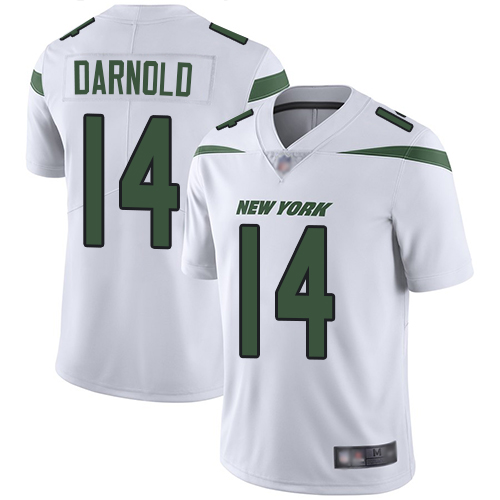 Jets #14 Sam Darnold White Youth Stitched Football Vapor Untouchable Limited Jersey