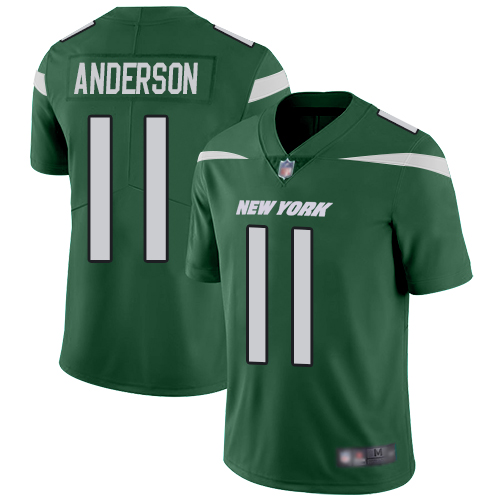 Jets #11 Robby Anderson Green Team Color Youth Stitched Football Vapor Untouchable Limited Jersey