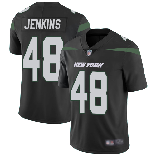 Jets #48 Jordan Jenkins Black Alternate Youth Stitched Football Vapor Untouchable Limited Jersey