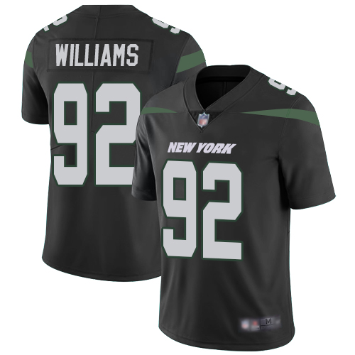 Jets #92 Leonard Williams Black Alternate Youth Stitched Football Vapor Untouchable Limited Jersey