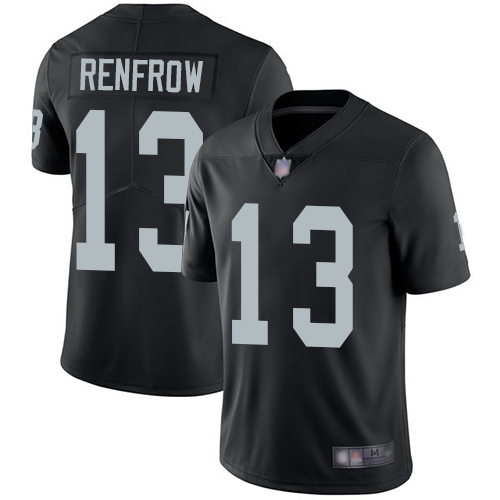 Raiders #13 Hunter Renfrow Black Team Color Youth Stitched Football Vapor Untouchable Limited Jersey