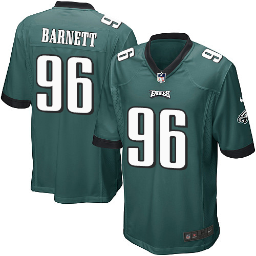 Nike Eagles #96 Derek Barnett Midnight Green Team Color Youth Stitched NFL New Elite Jersey