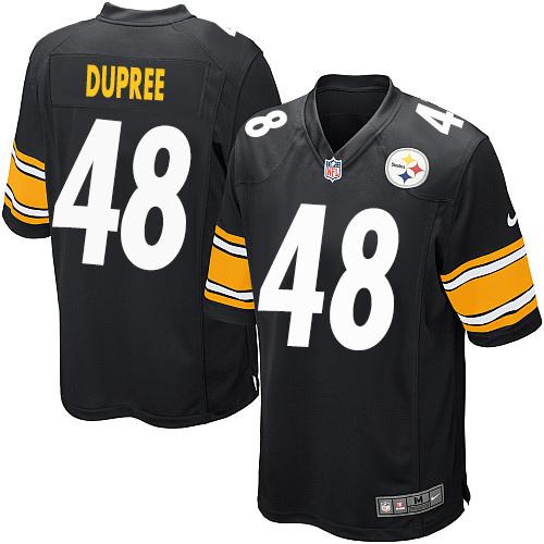 Nike Steelers #48 Bud Dupree Black Team Color Youth Stitched NFL Elite Jersey