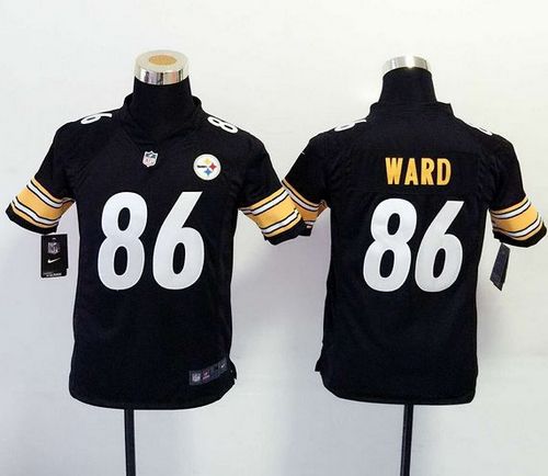 Nike Steelers #86 Hines Ward Black Team Color Youth Stitched NFL Elite Jersey