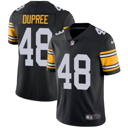 Nike Steelers #48 Bud Dupree Black Alternate Youth Stitched NFL Vapor Untouchable Limited Jersey - Click Image to Close