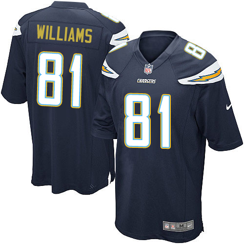 Nike Chargers #81 Mike Williams Navy Blue Team Color Youth Stitched NFL New Elite Jersey