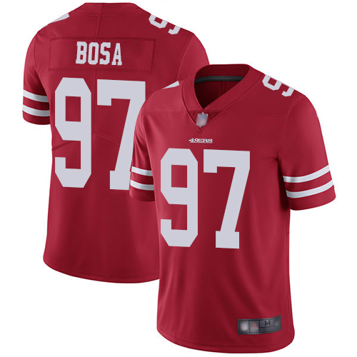 49ers #97 Nick Bosa Red Team Color Youth Stitched Football Vapor Untouchable Limited Jersey