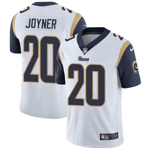 Nike Rams #20 Lamarcus Joyner White Youth Stitched NFL Vapor Untouchable Limited Jersey - Click Image to Close