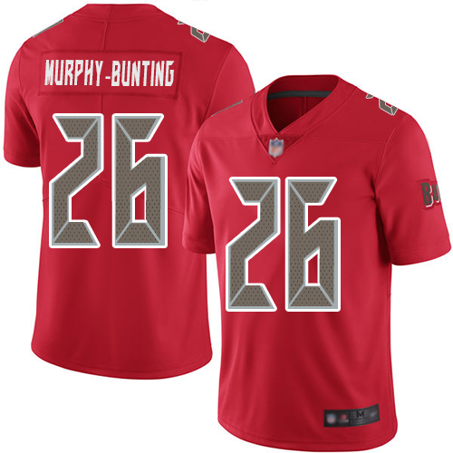 Buccaneers #26 Sean Murphy-Bunting Red Youth Stitched Football Limited Rush Jersey - Click Image to Close