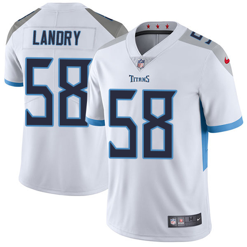 Nike Titans #58 Harold Landry White Youth Stitched NFL Vapor Untouchable Limited Jersey - Click Image to Close