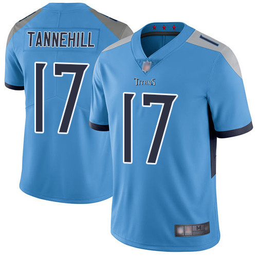 Titans #17 Ryan Tannehil Light Blue Alternate Youth Stitched Football Vapor Untouchable Limited Jersey - Click Image to Close