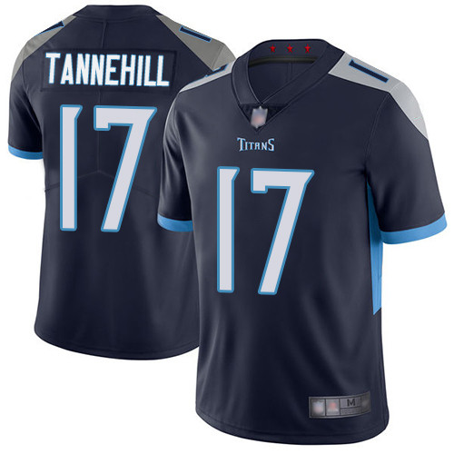 Titans #17 Ryan Tannehil Navy Blue Team Color Youth Stitched Football Vapor Untouchable Limited Jersey - Click Image to Close