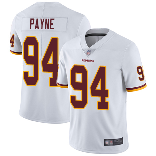 Redskins #94 Da'Ron Payne White Youth Stitched Football Vapor Untouchable Limited Jersey - Click Image to Close