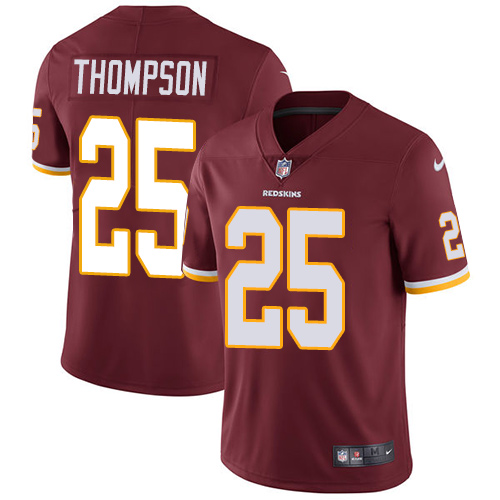 Nike Redskins #25 Chris Thompson Burgundy Red Team Color Youth Stitched NFL Vapor Untouchable Limited Jersey - Click Image to Close