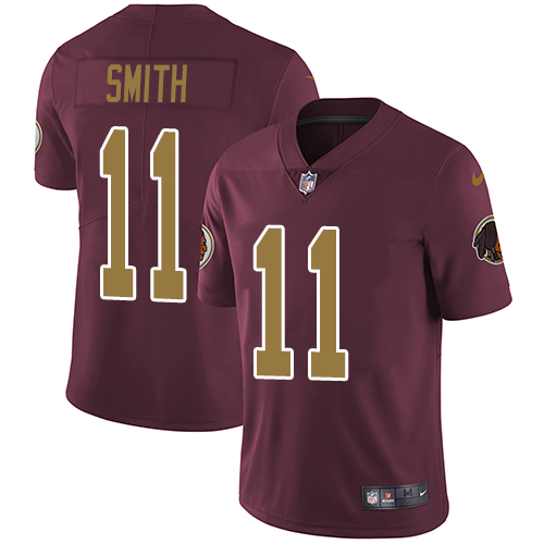 Nike Redskins #11 Alex Smith Burgundy Red Alternate Youth Stitched NFL Vapor Untouchable Limited Jersey