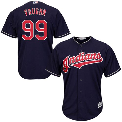 Indians #99 Ricky Vaughn Navy Blue Alternate Stitched Youth MLB Jersey - Click Image to Close