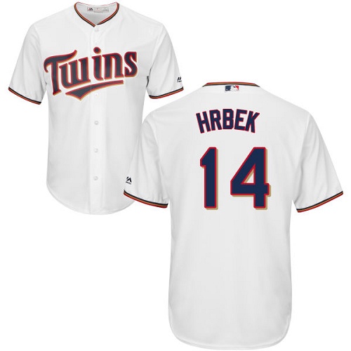 Twins #14 Kent Hrbek White Cool Base Stitched Youth MLB Jersey