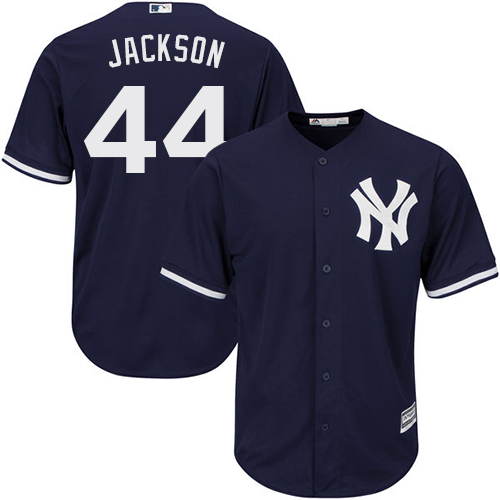 Yankees #44 Reggie Jackson Navy blue Cool Base Stitched Youth MLB Jersey - Click Image to Close