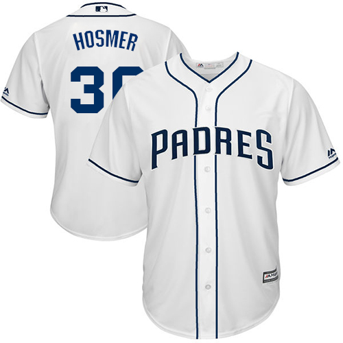 Padres #30 Eric Hosmer White Cool Base Stitched Youth MLB Jersey - Click Image to Close