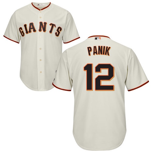 Giants #12 Joe Panik Cream Cool Base Stitched Youth MLB Jersey