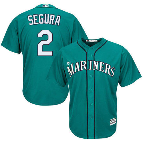 Mariners #2 Jean Segura Green Cool Base Stitched Youth MLB Jersey