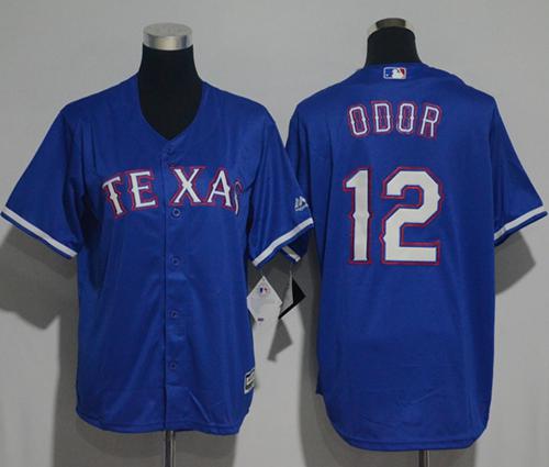 Rangers #12 Rougned Odor Blue Cool Base Stitched Youth MLB Jersey - Click Image to Close