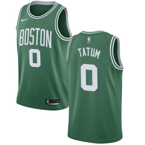 Nike Celtics #0 Jayson Tatum Green Youth NBA Swingman Icon Edition Jersey